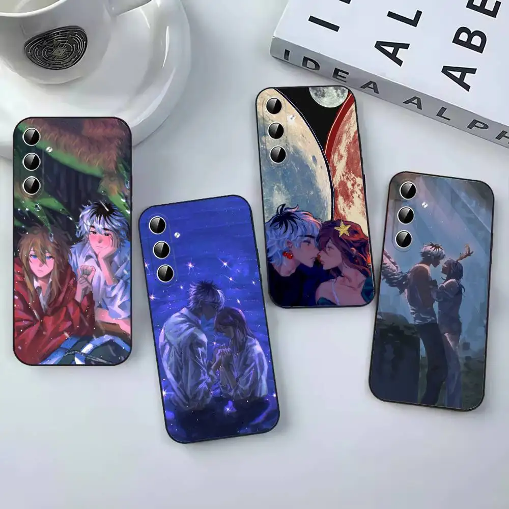 Manga C-Cherry C-Crush Fashion Phone Case coque Cover For Samsung Galaxy A12 22,32,52,53,71,73, Note9,10,20 Ultra