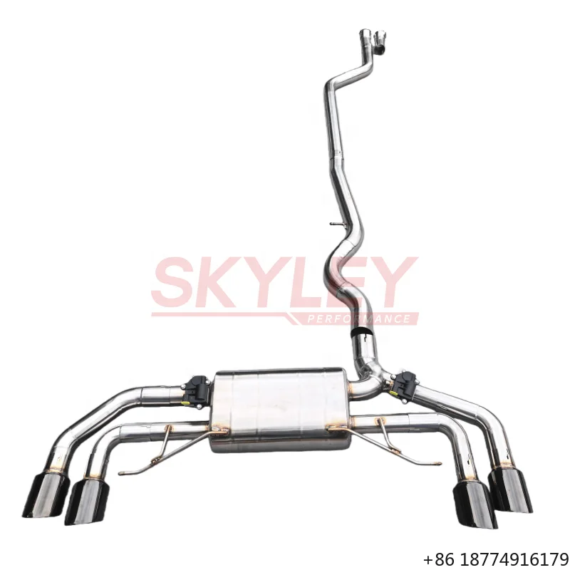 

Выхлопная система T304 с клапаном для BMW B48 и B46 (320i, 325i, 330i, 420i, 425i, 430i, G20, G22, G23, G26) – глушители и выхлопные трубы