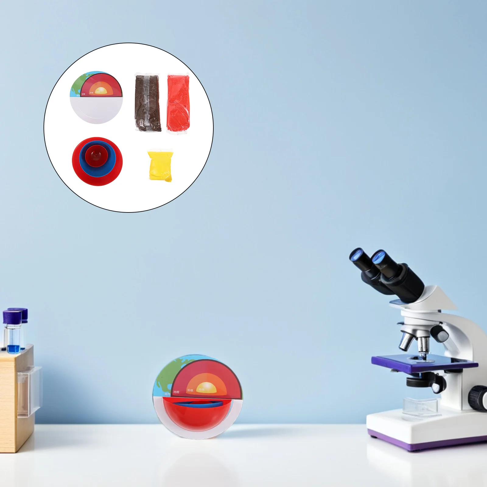 

1 комплект, обучающий комплект для внутренней основы земли, обучающий глобус «сделай сам», научный класс, геологический комплект, крестовая секция «Земля»