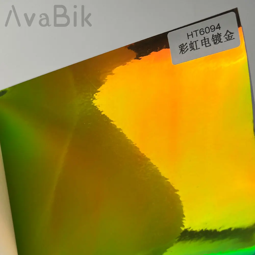 60cm Rainbow Plating glod chameleon Film Vinyl Wrap Car Accessories Universal Smart DIY With Air Release Stickers Low Tack Glue