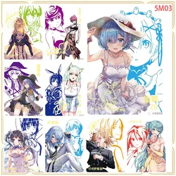 9PC/Set Anime Goddess Story 5M03 Xinghai Series ZR Card Game Party Collection Ornament Display Christmas Birthday Gift