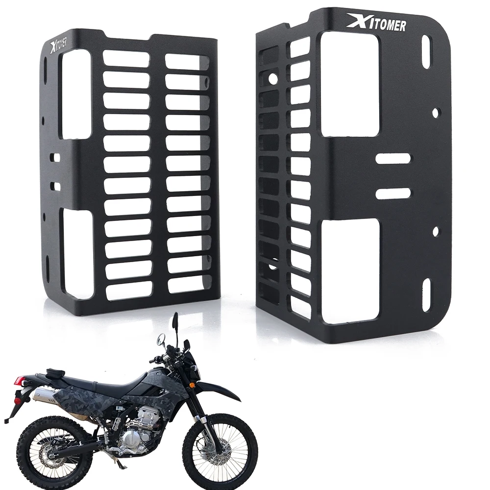 

Motorcycle Radiator Guard Fit For Kawasaki KLX 300 KLX300 2022-2023 Black Aluminum Engine Cooler Grille Cover Protection