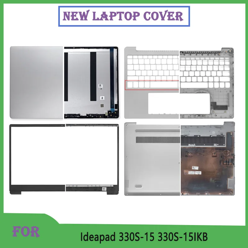 

New Shell For Ideapad 330S-15 330S-15IKB 7000-15IKBR Laptop Screen Back Cover Front Bezel Palmrest Upper Bottom Case Hinges