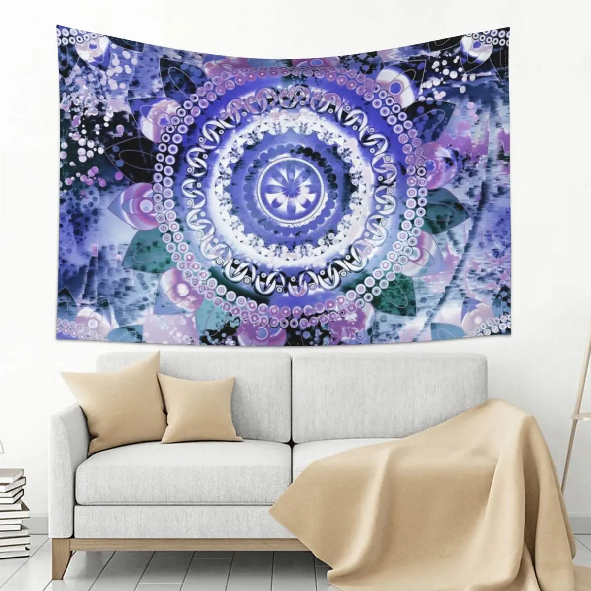 

Hyacinth Mandala Tapestry Decorative Paintings Christmas Decoration Outdoor Decoration Tapestry