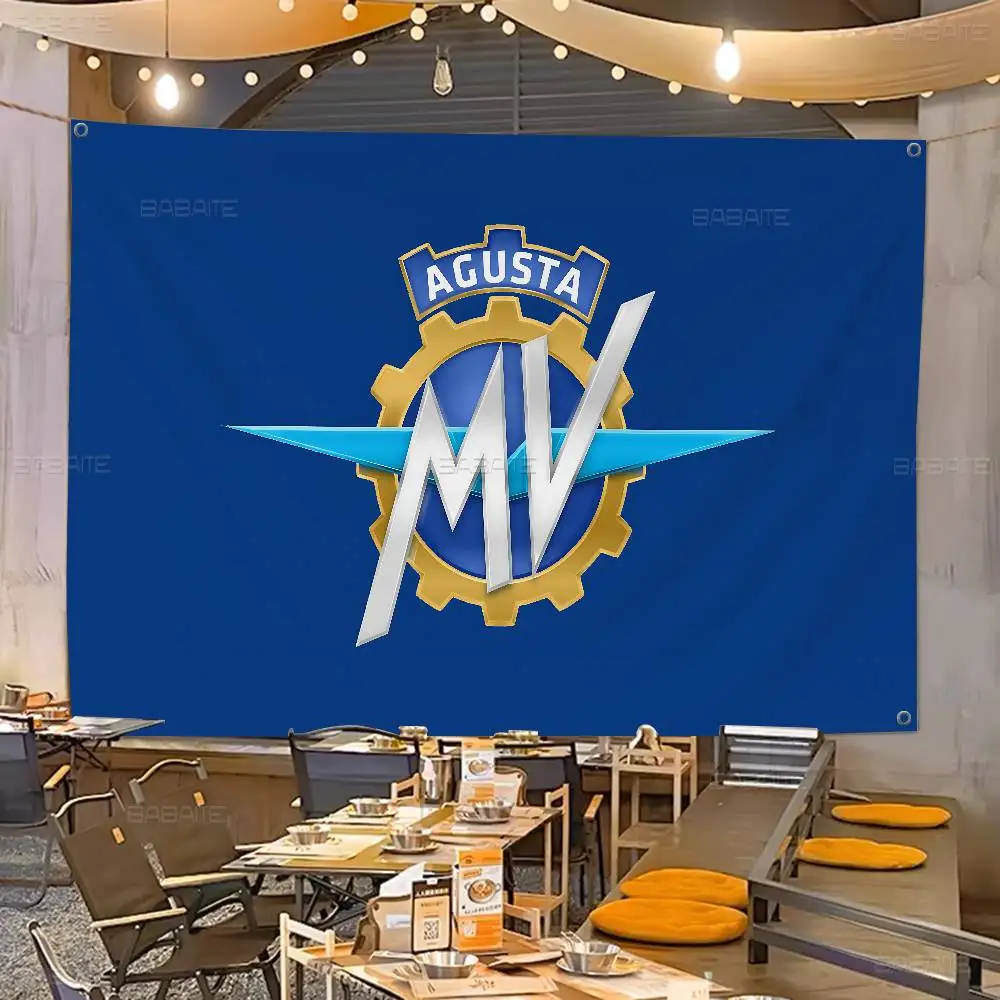 M-MV A-Agusta Cartoon Flag Art Science Fiction Room Home Decor Wall Hanging Home Decor Banner