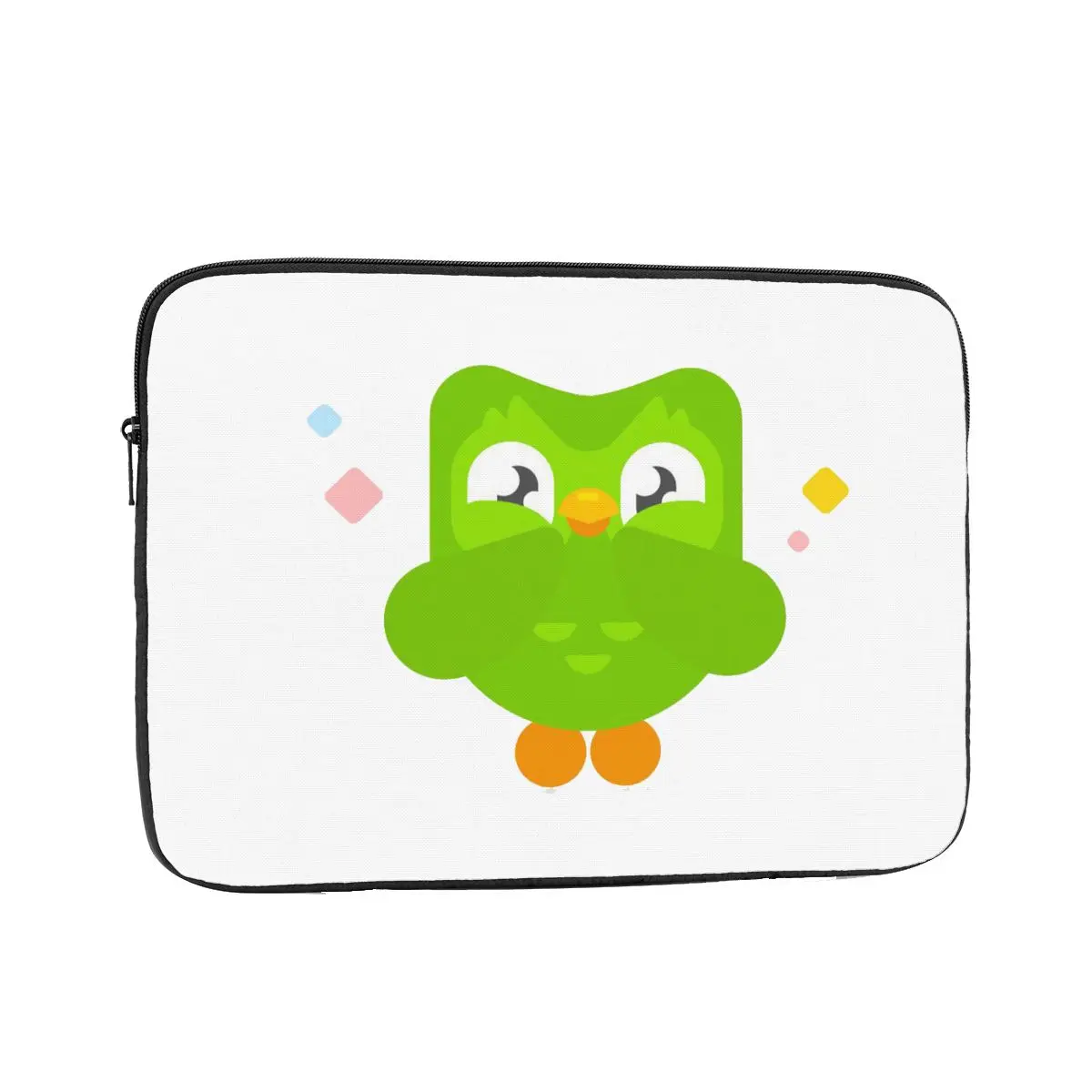 

Duolingo Owl Duo Laptop Sleeve Cover Bag 10 12 13 15 17 Inch Notebook Bag Sleeve Tablet Shockproof Case Bag