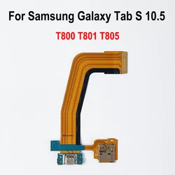 For Samsung Galaxy Tab S 10.5 SM-T800 T800 T801 T805 Micro USB Charge Charging Port Dock with SD Connector Flex Cable