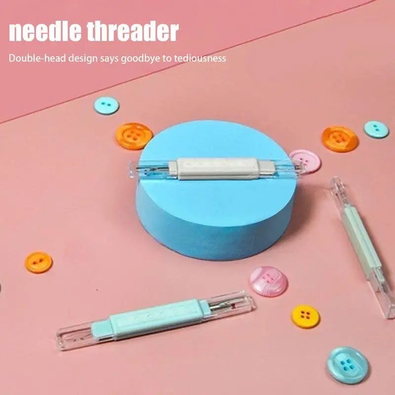 Needle Threader Sewing Tools DIY Easy Needle Threader Automatic Threader Quick Sewing Threader Tool DIY Sewing Accessories