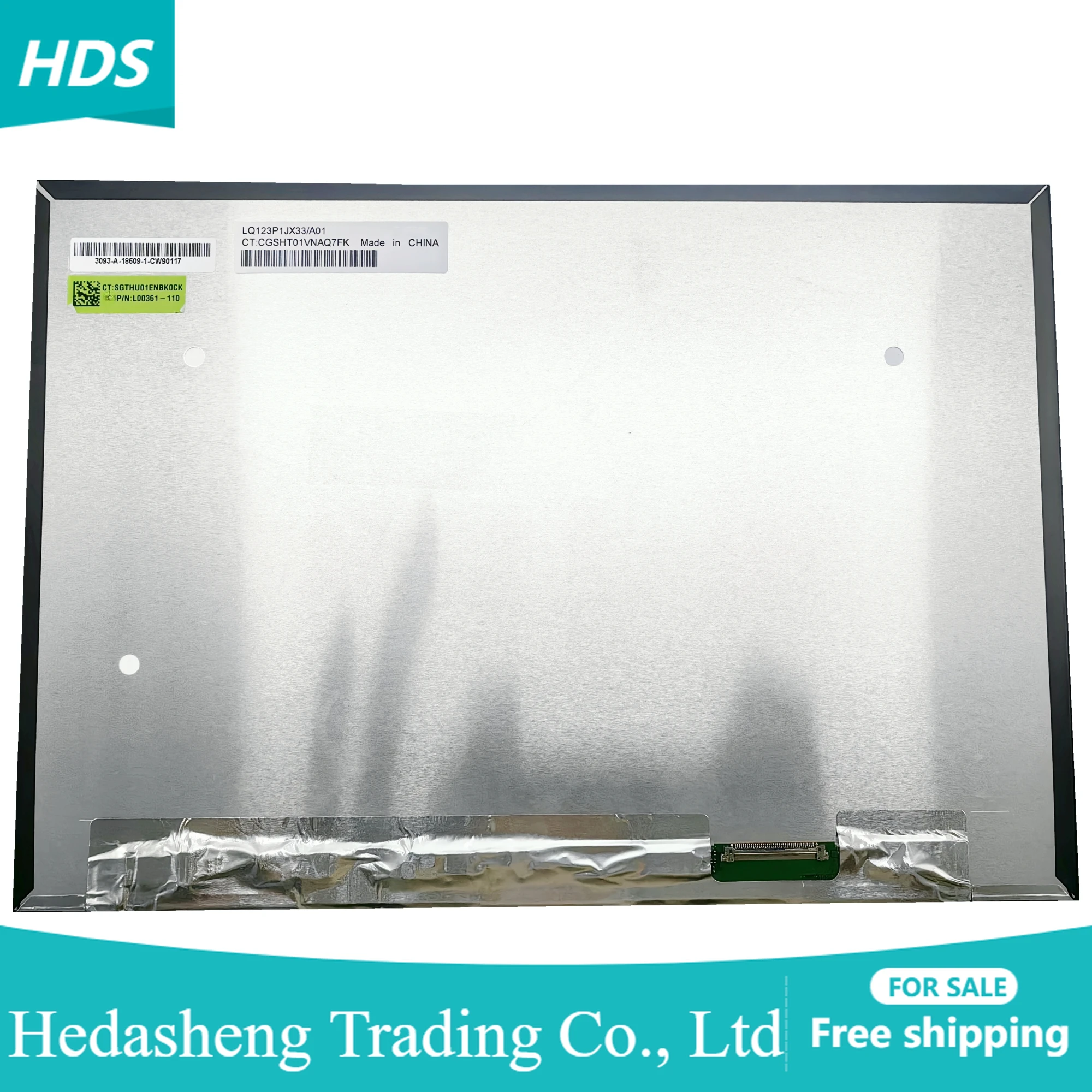 

LQ123P1JX33 A01 IPS Replacement Display Panel Matrix 40 pins 2400x1600 12.3 inch Laptop LCD screen