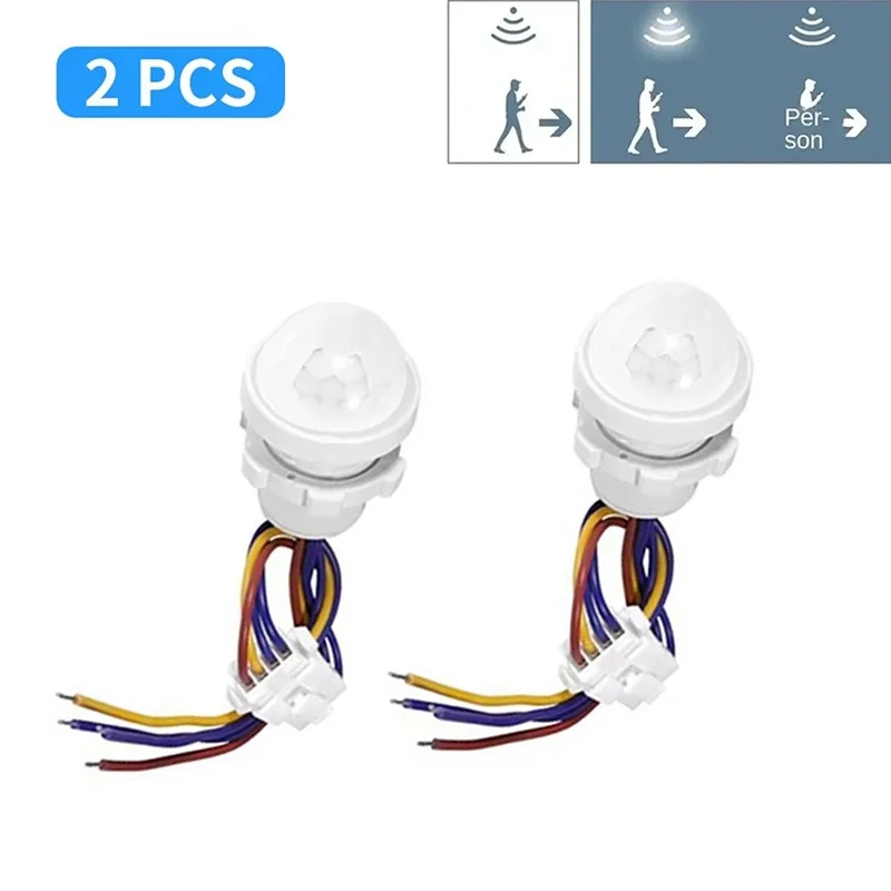 Smart PIR Motion Sensor Light Switch AC 110V- 240V Human Body Pir Infrared Detector Auto On Off Smart Switch Sensor Night Lamp