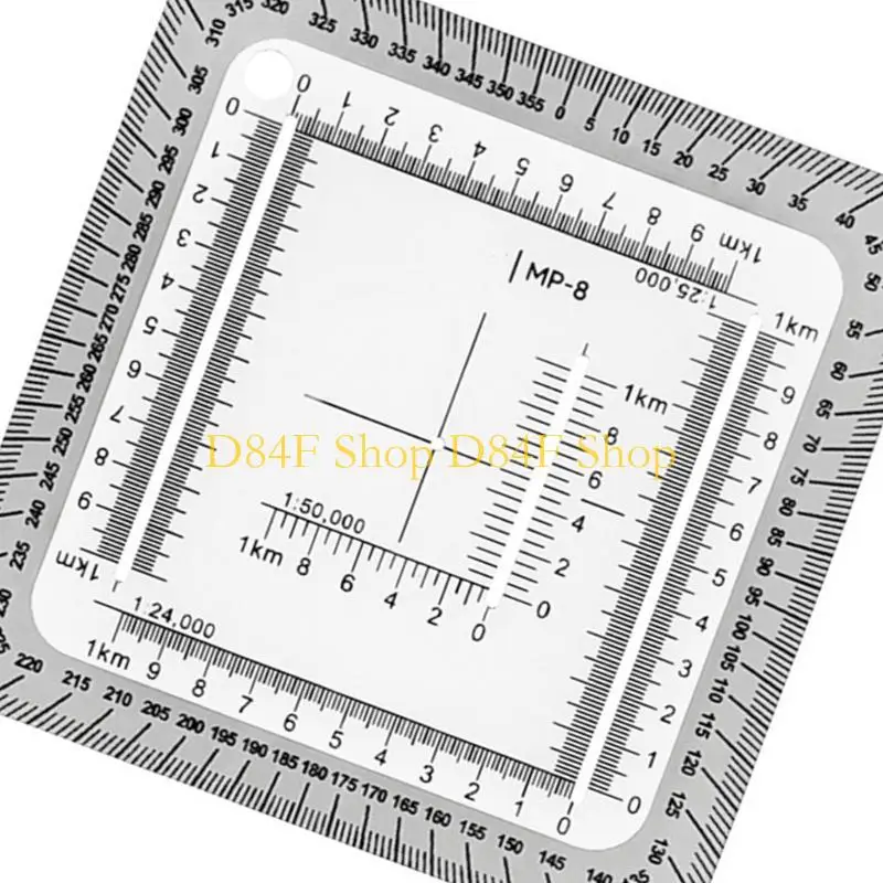 D84F MP8 TacticalLearning and Training Ruler Proportional Coordinate Scale Geographic Coordinate Ruler Convenient
