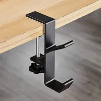 Headset Hanger Punch-free Table Side Hook Wall Hanging Racks Multi-functional Holder for Gaming Headphone Organizer