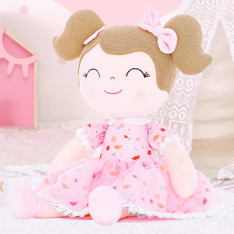 Gloveleya Baby Dolls Spring Girls Plush Doll Baby Girl Gifts Stuffed Toys Ideas for Baby's first Birthday Gift