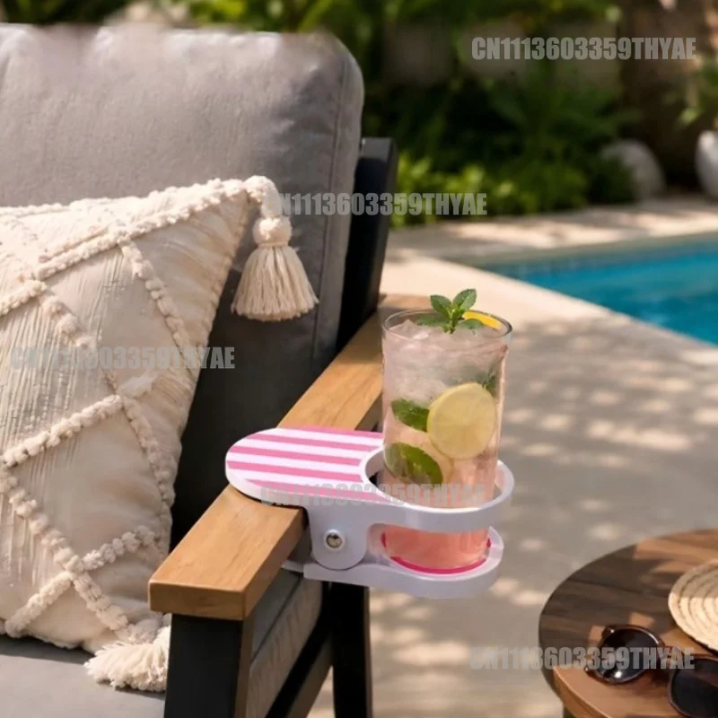 Clip para Bebidas Mainstays, Soporte para Bebidas con Clip para Mesa de Sofá, para Usar en Cualquier Lugar