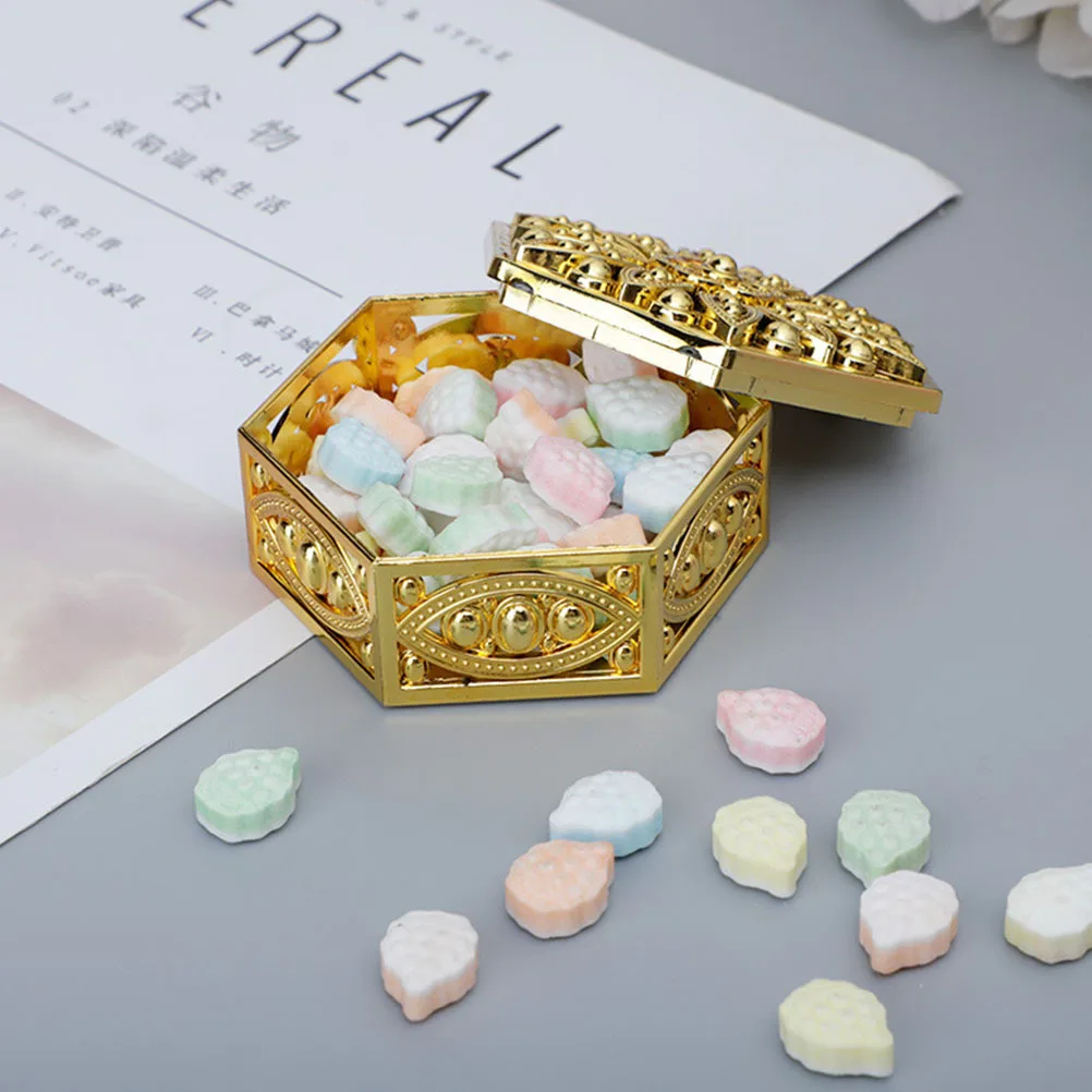

12Pcs Hexagonal Candy Boxes Packaging Gift Box Candy Container Party Favor Wedding Chocolate Treat Storage Sugar Storage Box