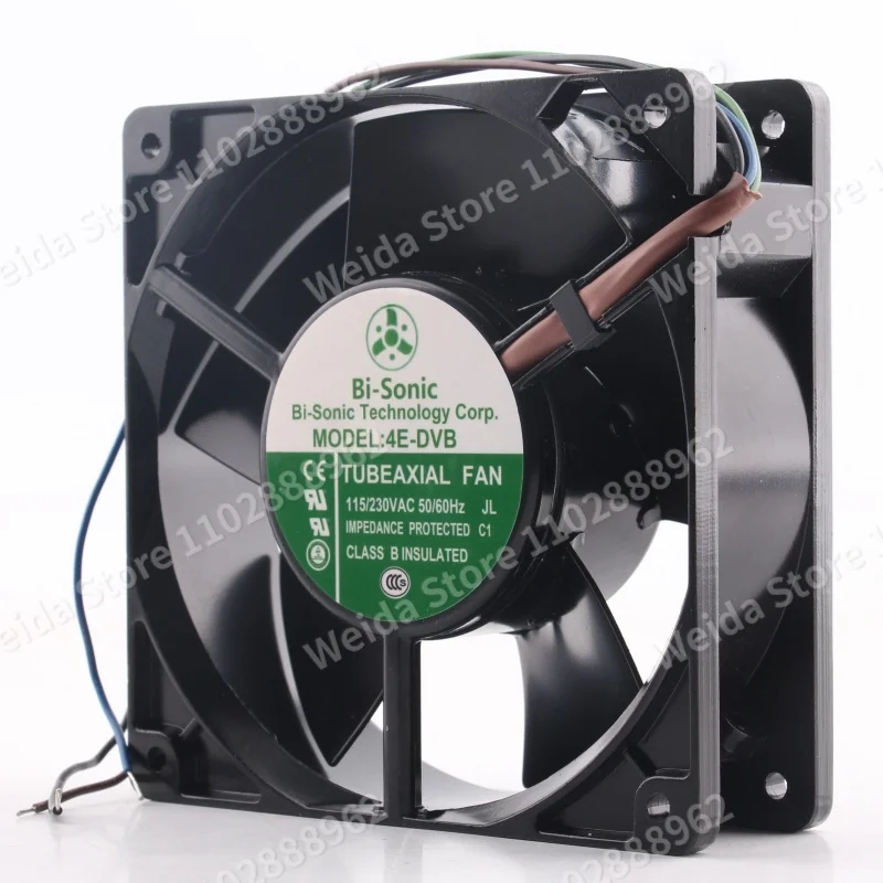 12CM New Bi-Sonic 115/230V 50/60hz 120x120x38MM All-metal High-temperature Resistant 4E-DVB Cooling Fan