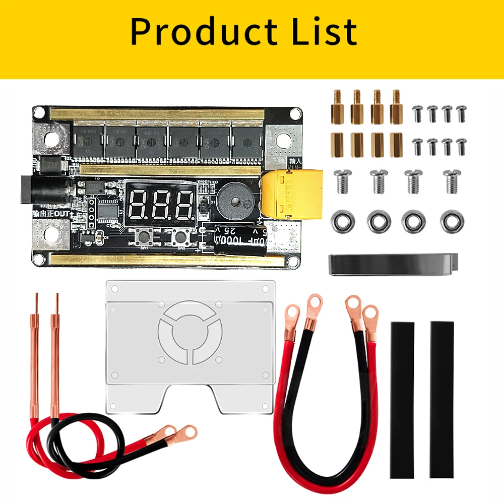 99 Gears 8V-24V Spot Welder Kit Digital Power regolabile Spot Welding Pen Control Board foglio di nichel per batteria al litio 18650