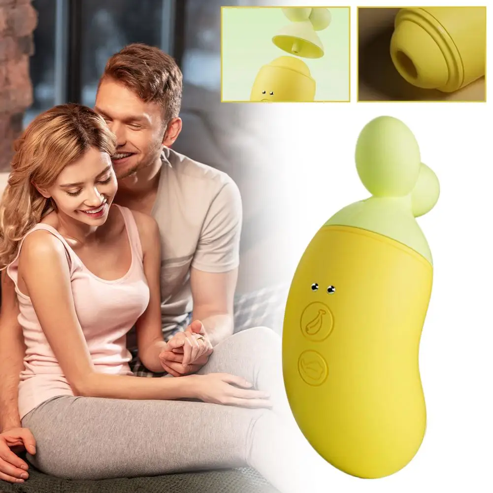 أصفر GALAKU Little Banana Friend AI أنثى مصاصة القفز مصاصة البيض حبوب العسل