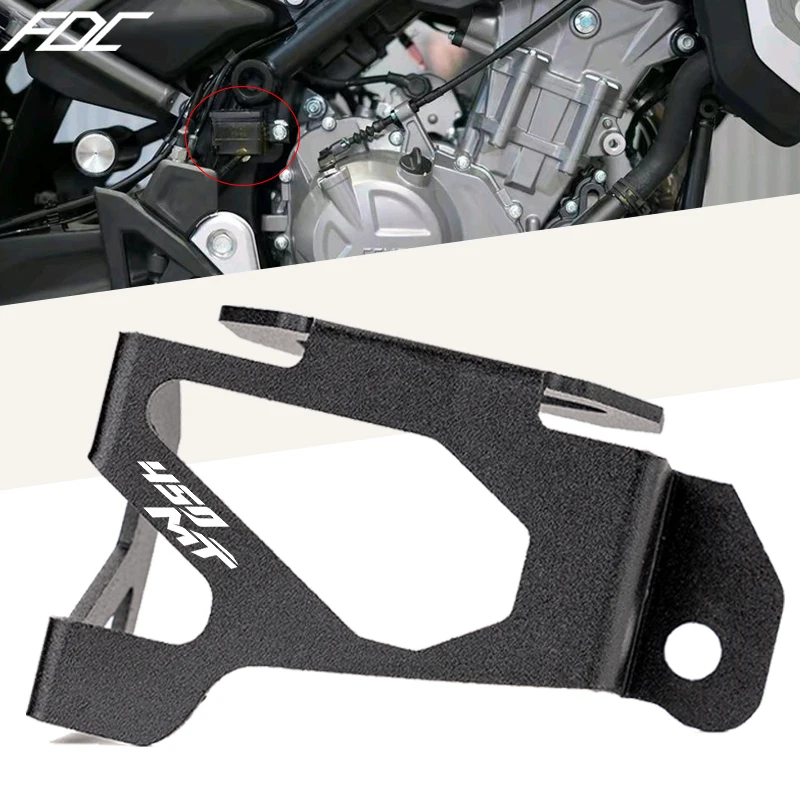 

For CFMOTO 450MT 450SR 450NK 2024 Motorcycle Rear Brake Fluid Reservoir Tank Guard Brake Master Cylinder Protector Cover