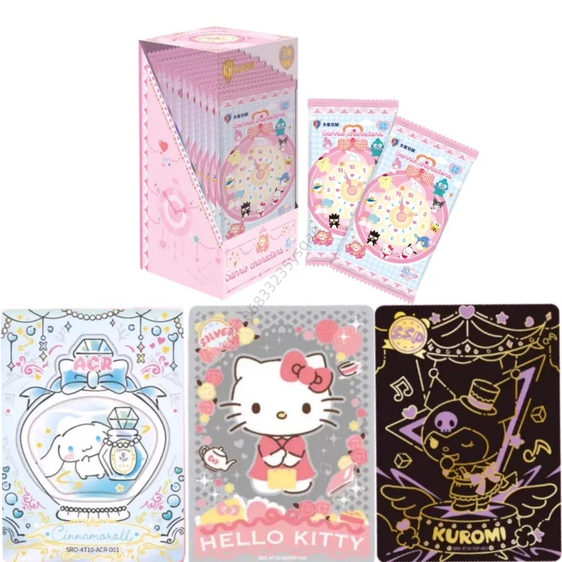 

Подлинная коллекционная карта Sanrio, японская мультяшная звезда, Daniel Star, Hello Kitty, изысканные прозрачные карточки из ПВХ, подарки