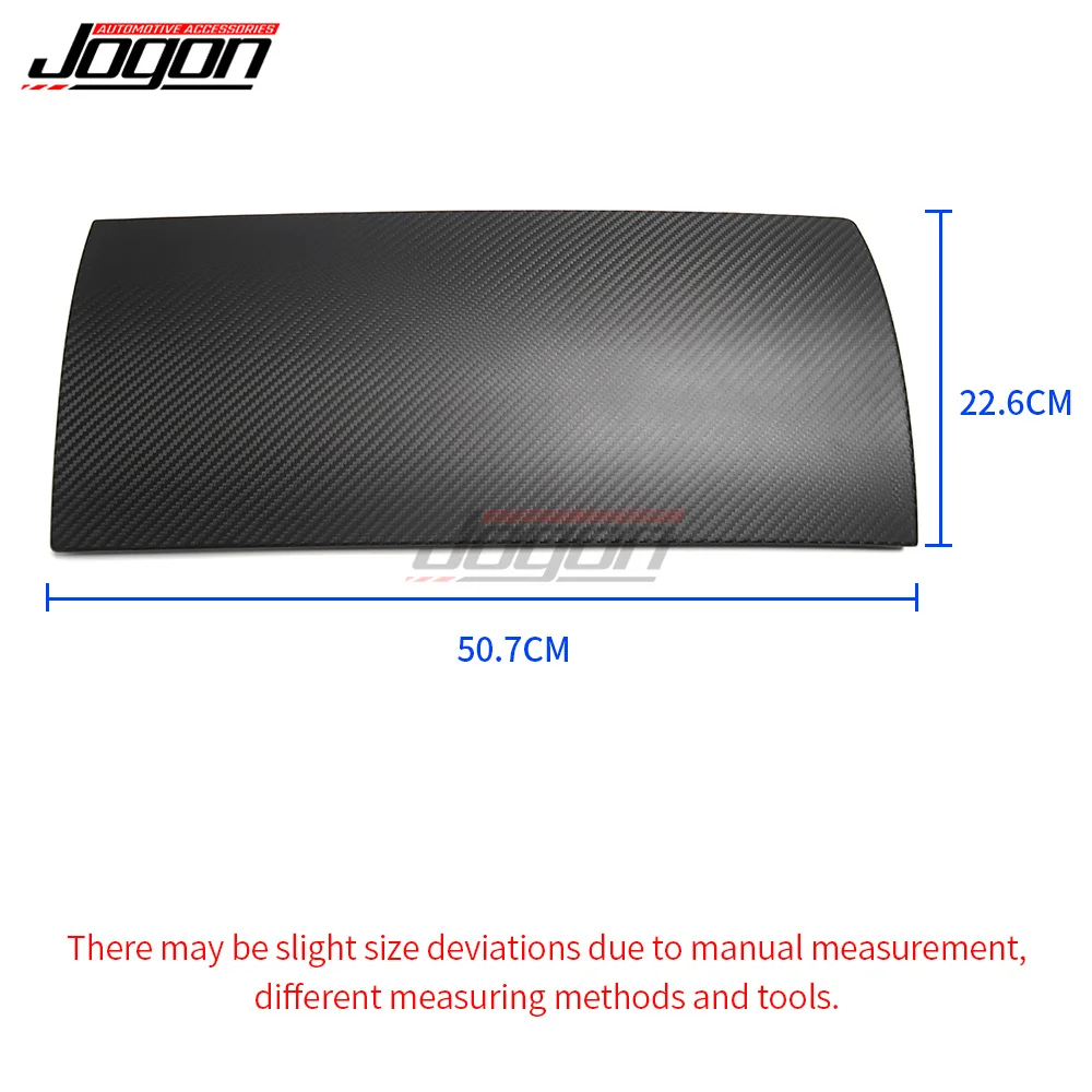 Carbon Fiber Passenger Side Console Door Lid Glove Box Trim Cover For Tesla Model 3 2017 2018-2021 Model Y 2020 Interior Parts