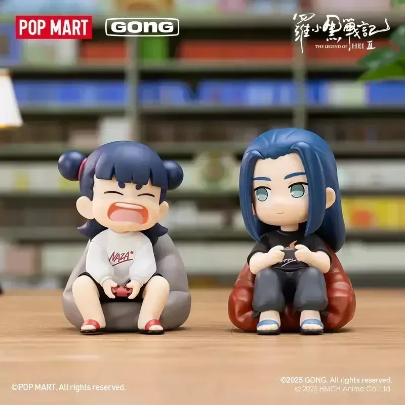 

POP MART The Legend of Hei Daily Life2 Series: Коллекционные фигурки-сюрпризы (слепая коробка), милые украшения, декор для дома и рабочего стола