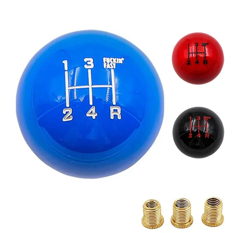 

Universal Black White Blue Red Gear Shift Knob Acrylic 5/6 Speed Acrylic High-quality Ball Gear Shifter Head for Vehicles