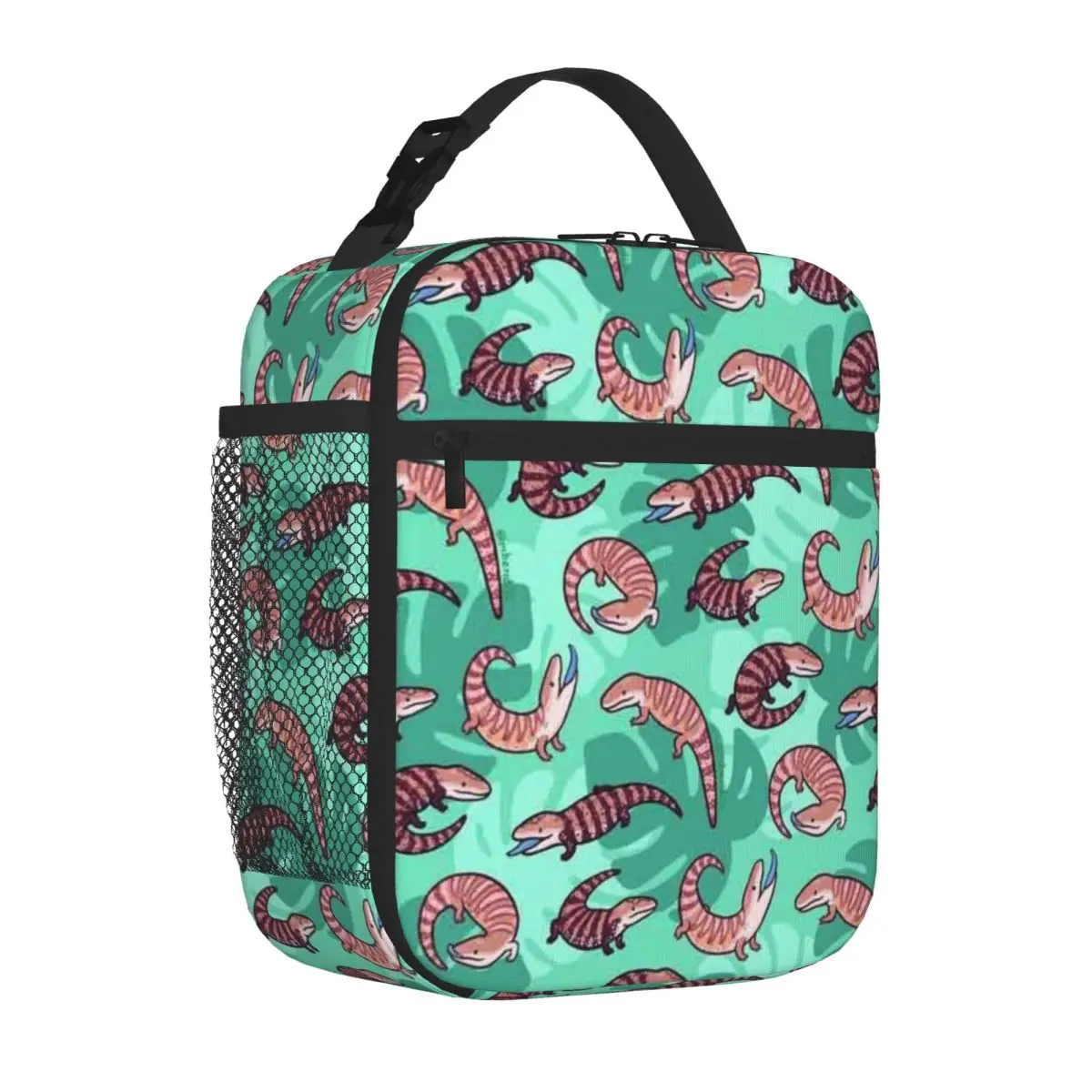 Bestselling Blue Tongue Skink Hip Hop Lunch Tote Staff Lunch Nylon Lunch Bag