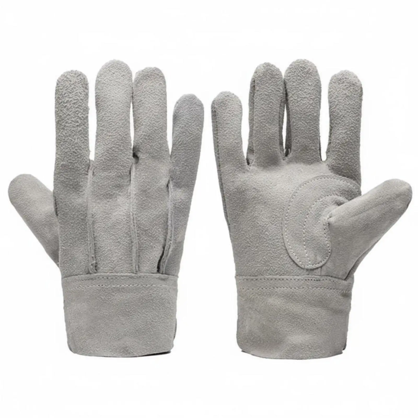 2 Pieces Metalworking Gloves Thickened Design Leather Metalworking Gloves Retardant Personal Guarding Equipment for Welders,