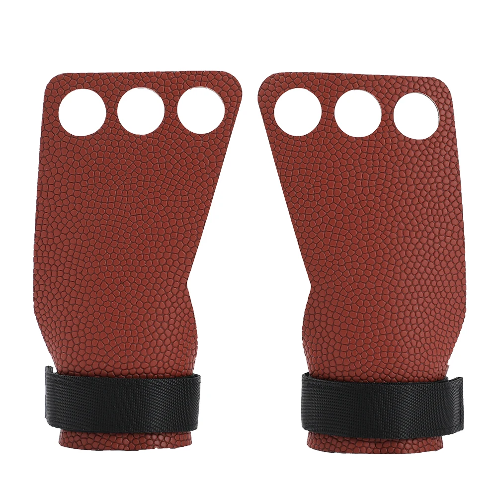 Basketball 3-hole Hand Grips for Crossfit, Pull-ups, Cross Training, Gymnastics, WODS, Weightlifting Palm Protector