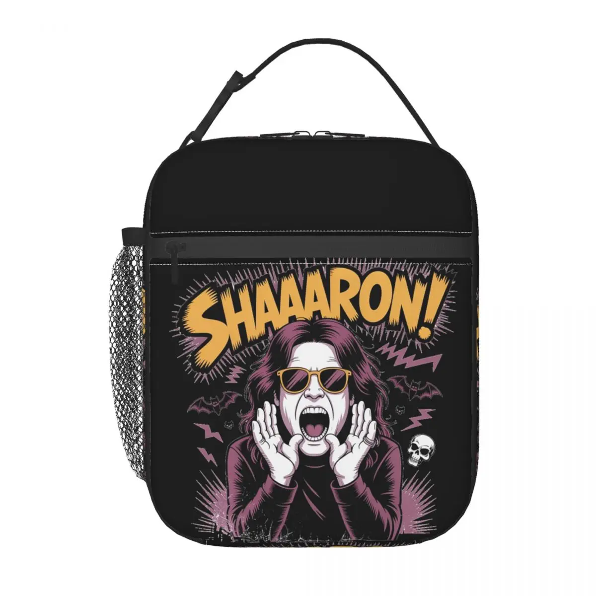

Термосумка для обедов Ozzy Osbourne Yelling Sharon для женщин и детей, портативная сумка-холодильник для еды