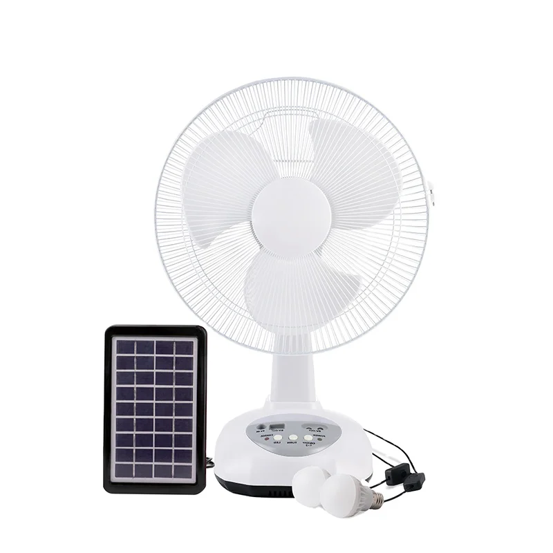 Usb Rechargeable Air Cooled Circulating Fan 5v Dc 8 Desktop Digital Plastic White Oem Portable Fan 3 Speed Set Desktop Fan
