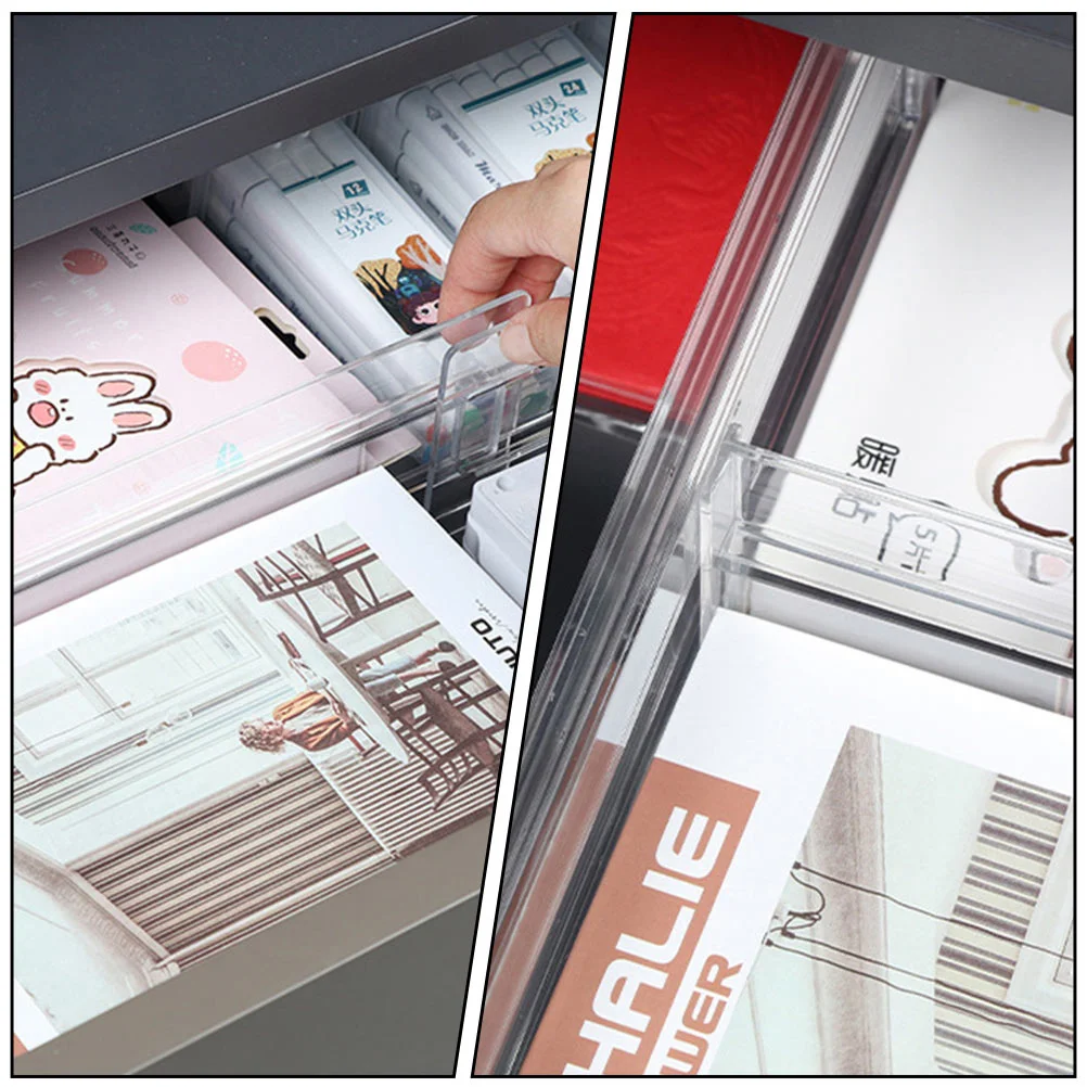 

2pcs Adjustable Separator Board For Home Organization, Drawer Partition Dividing Storage Sorting Tool, Drawer Divider