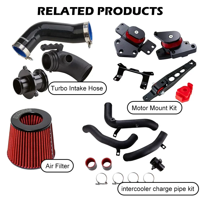 KYOSTAR 3'' Cold Air Intake System For VW EA113 MK5 GTI/GLI MK6 Golf R for VW Passat for Audi A3