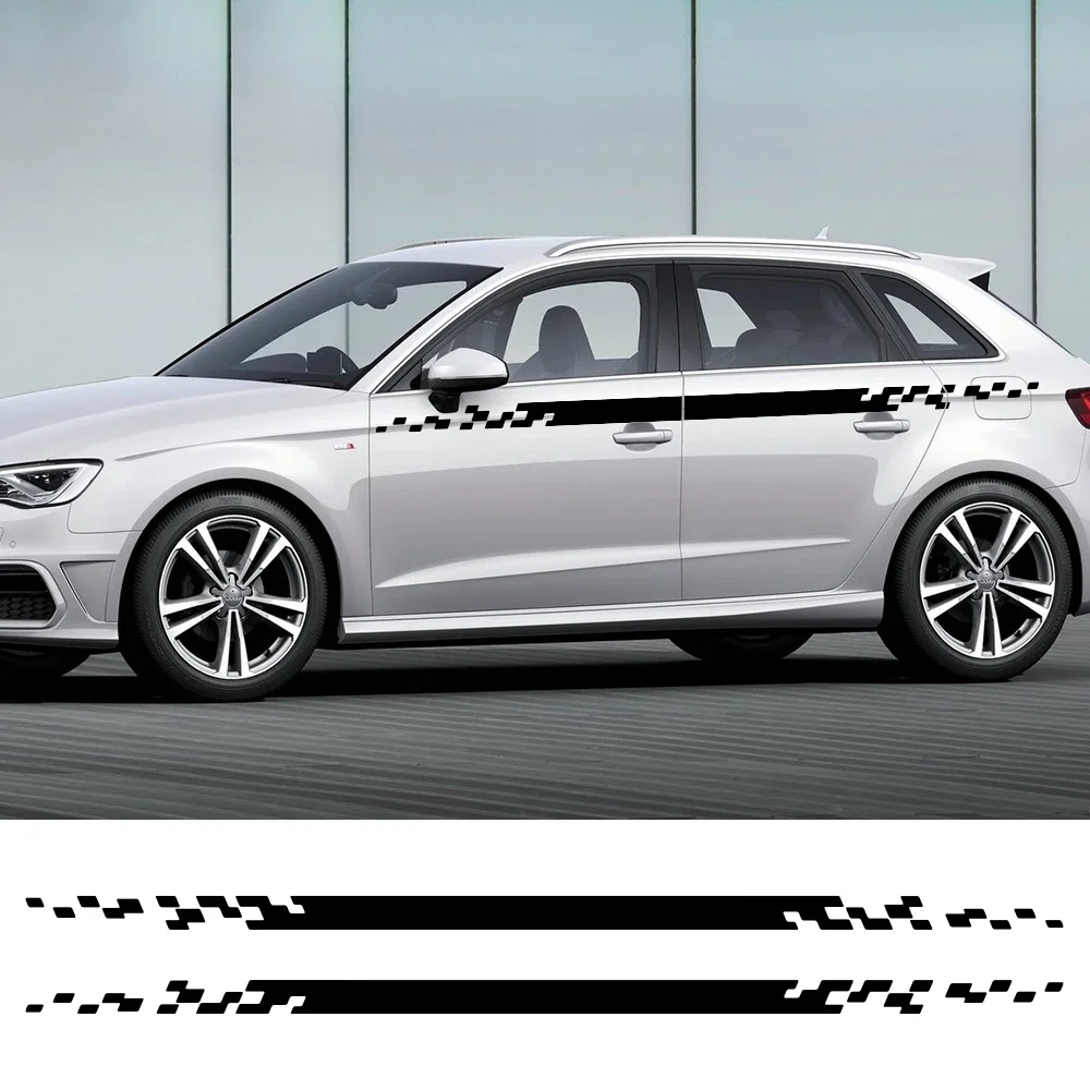 Car Side Door Sticker Vinyl Decal Exterior Graphic Accessories For Audi A3 8V 8P 8Y 8L Sedan TFSI Sportback S3 RS3 Limousine TDI