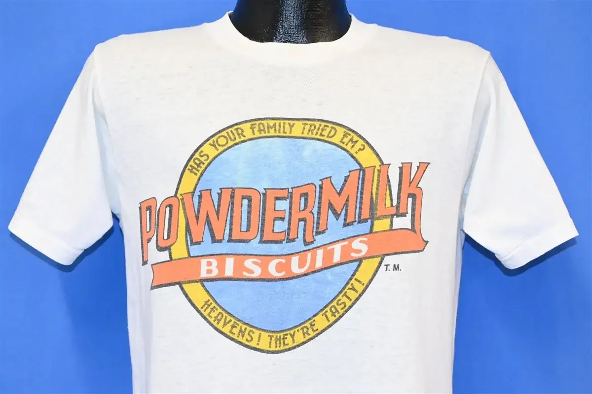 90s Powdermilk Biscuits Prairie Home Companion Promo Radio T Shirt Medium