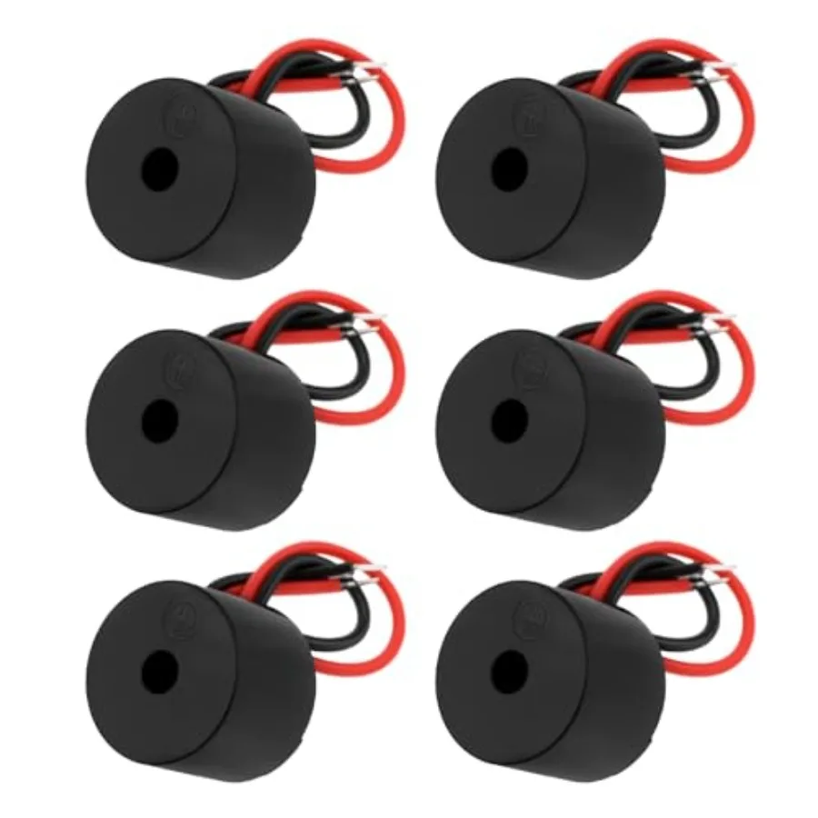 OTOTEC 6Pcs Golf Car Turn Signal Reminder Beeper 12V 25mA Electronic Buzzer Suitable for Club Car Motorcycle ATV Compatible wit