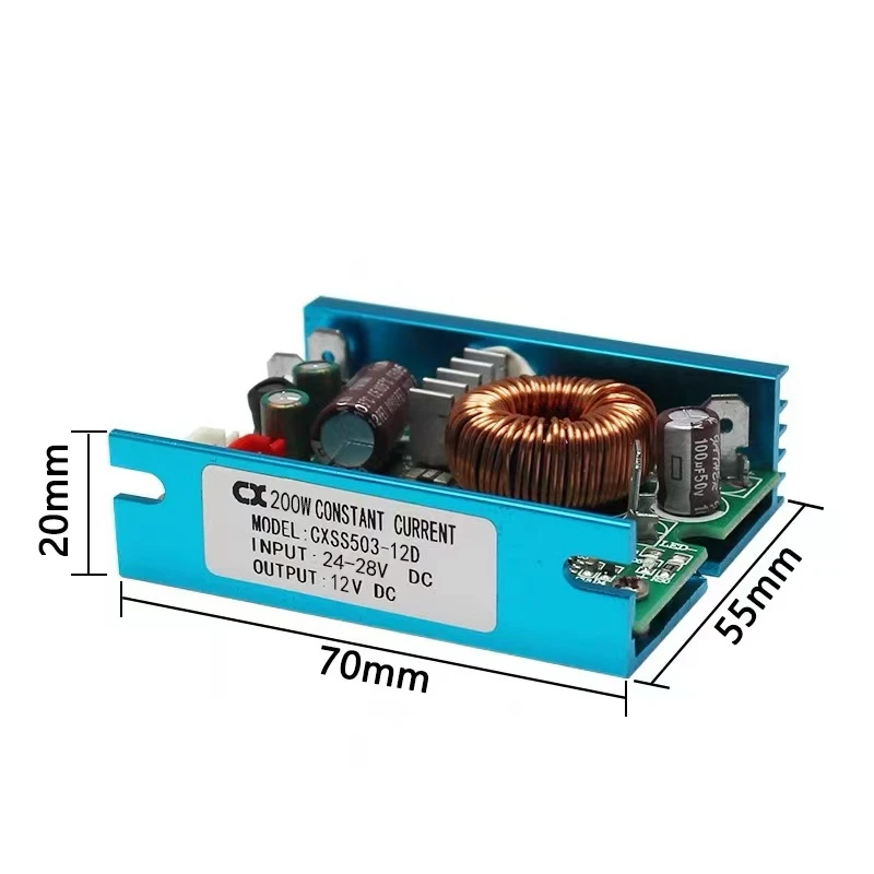 CXSS503 series Step-Up Constant Current Voltage Led Driver Power Module Pwm Potentiometer Stroboscopic Dimming 20A Power Supply