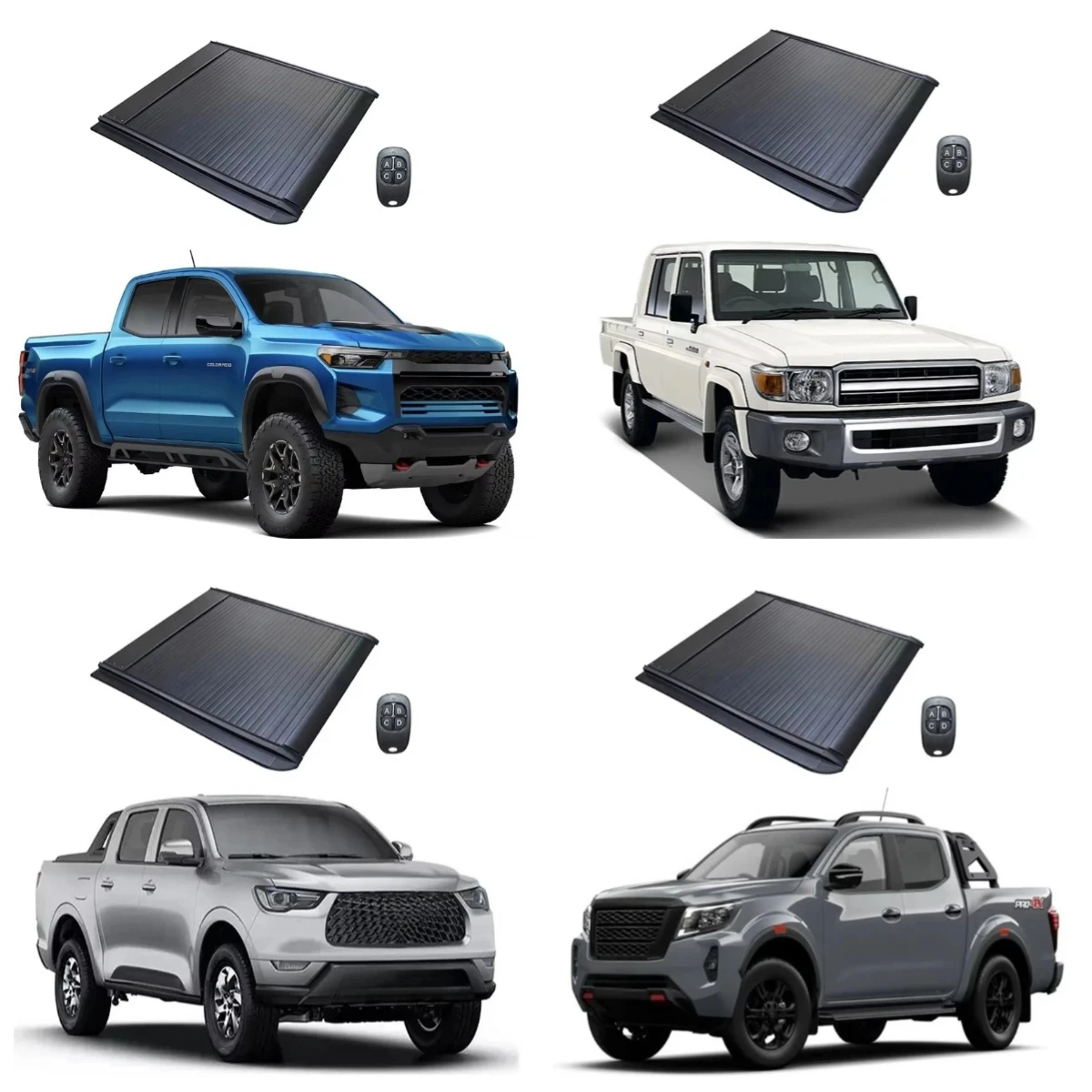 Electric Roll Up Tonneau Cover For Chevy Silverado & Sierra | Automatic Retractable Truck Bed Lid | Colorado Model Available