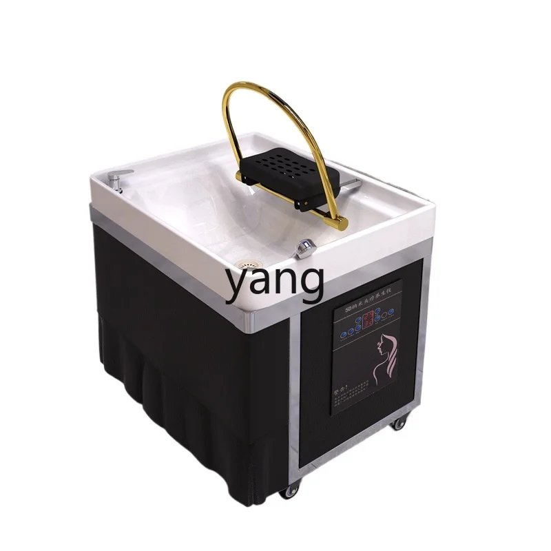 

Yjq Mobile Shampoo Chair Head Treatment Fumigation Beauty Salon Constant Temperature Water Circulation Mobile Head Basin