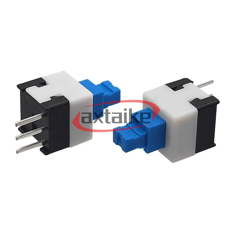 10PCS Push Button Switch 6Pin 3Pin Push Tactile Power Micro Latching Switch Self / No Lock On/Off 5.8*5.8 7*7 8*8 8.5*8.5 mm