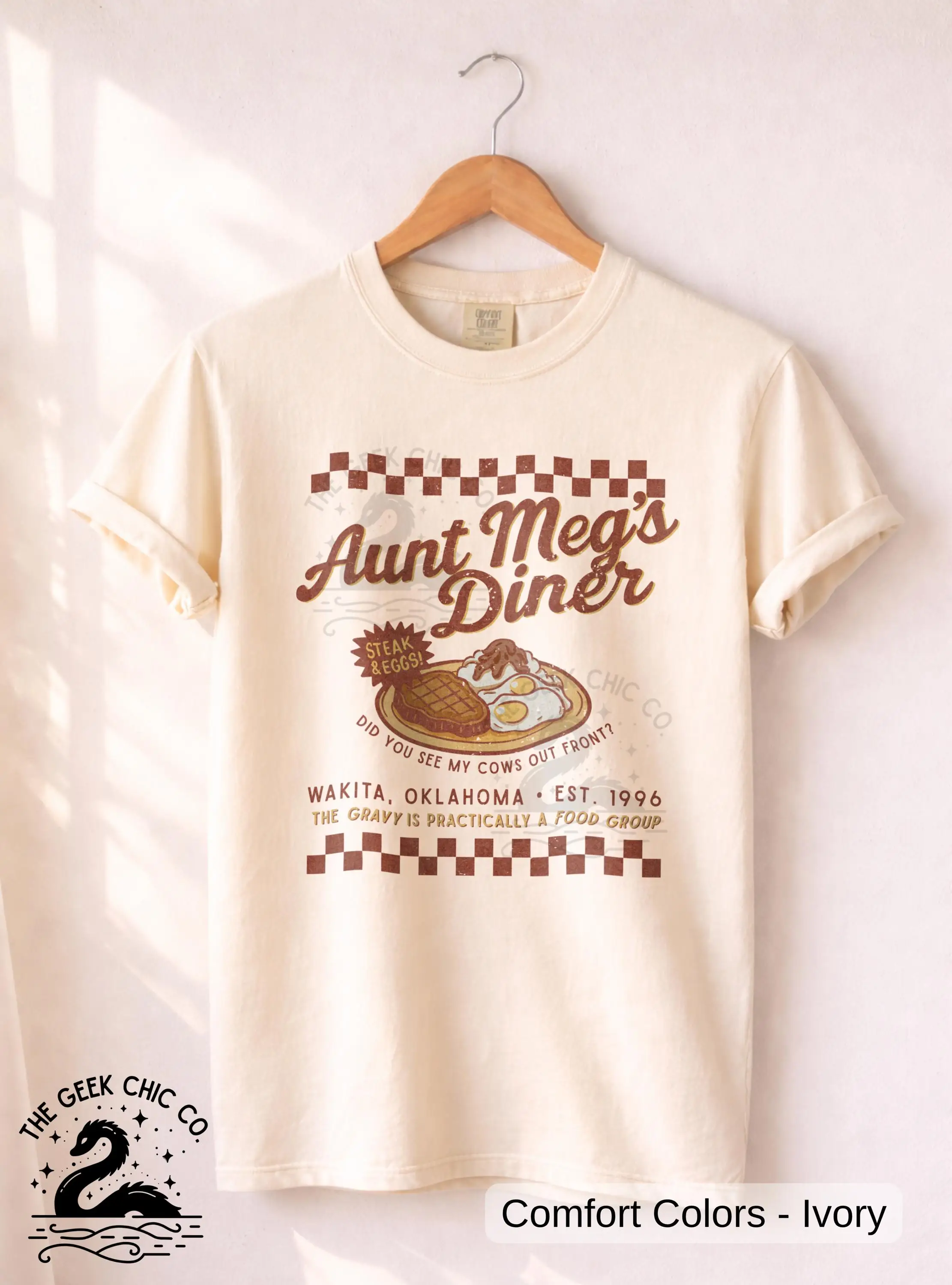Aunt Meg's Diner Twister Movie T-Shirt: 1996 Retro Film Tee