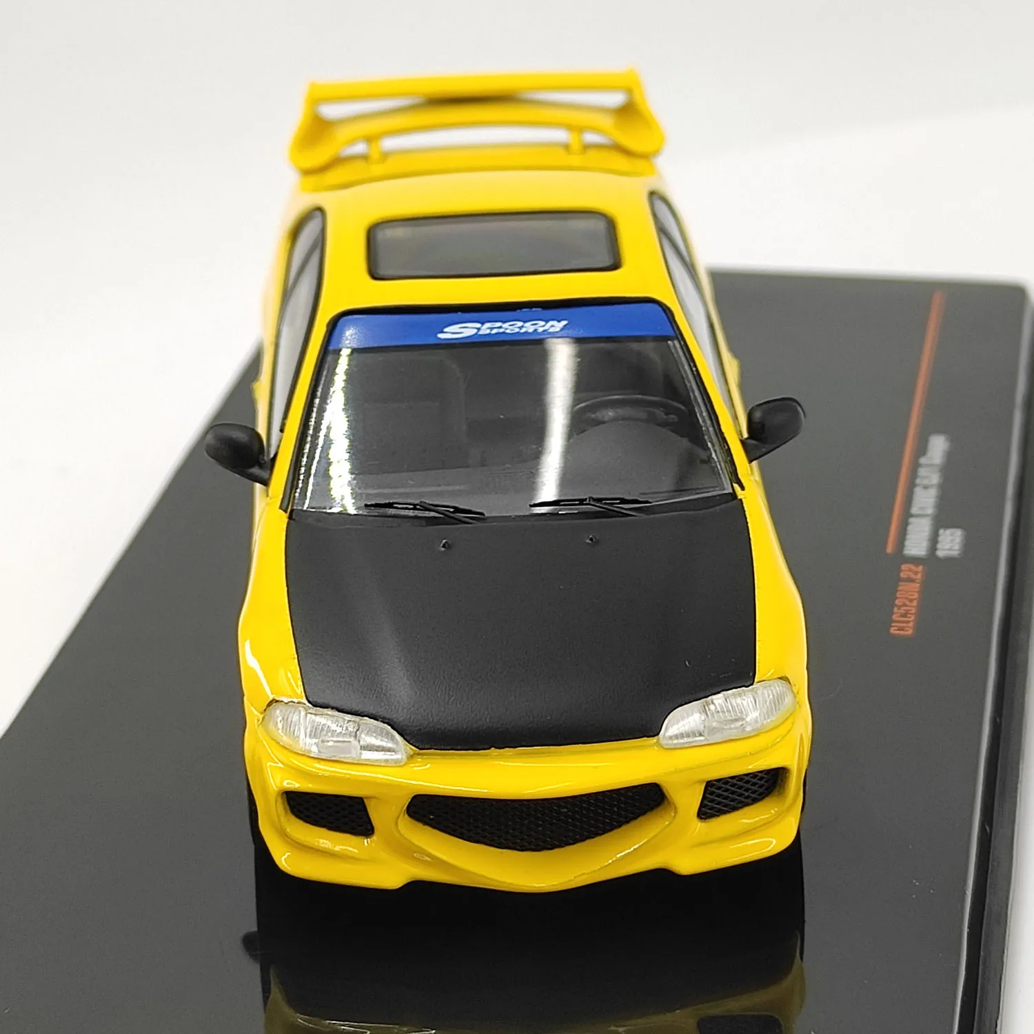 ダイキャスト IXO 1:43 スケールホンダシビック EJ1 クーペ 1995 合金車モデルグッズおもちゃギフトお土産ディスプレイ装飾