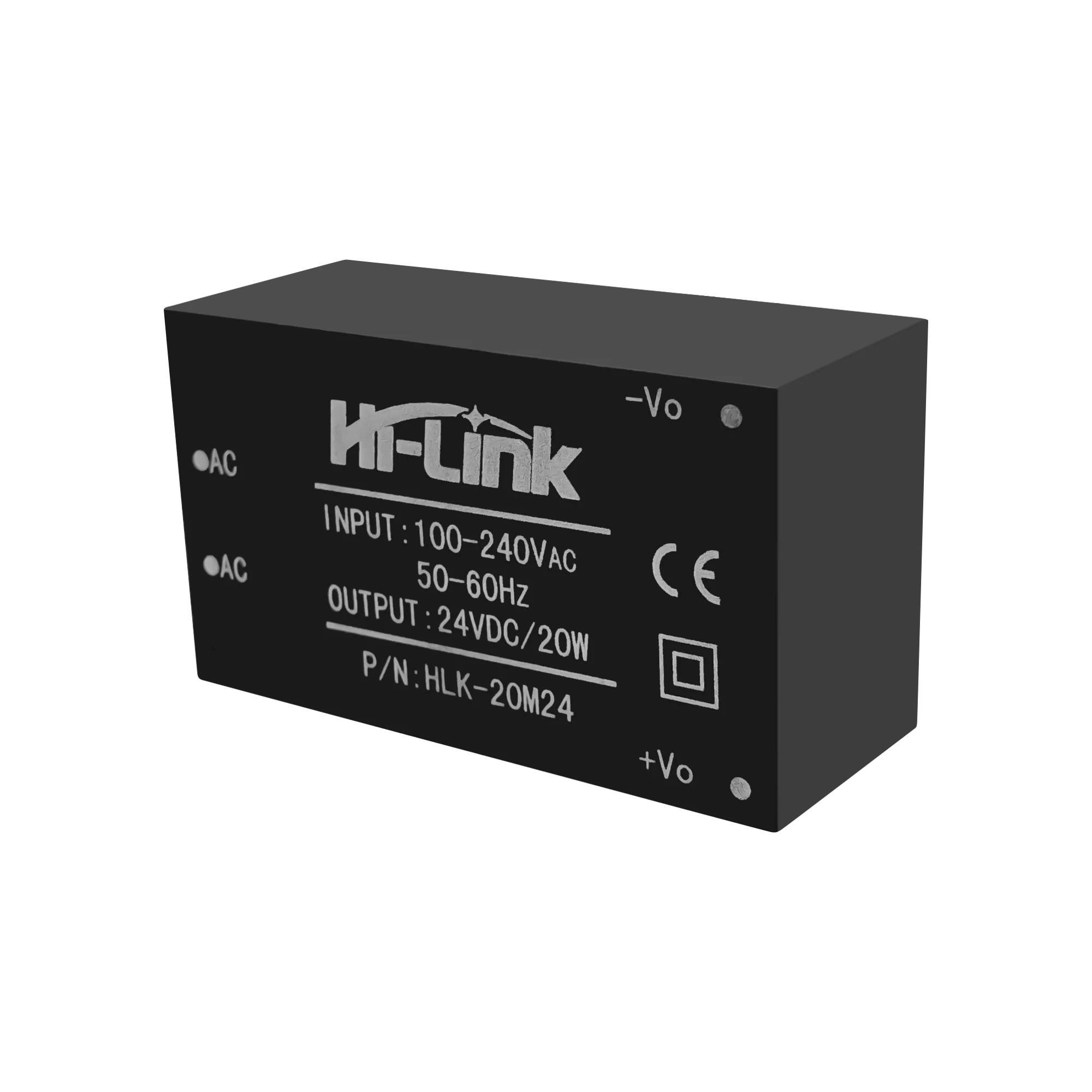 مفتاح صغير معزول تنحى وحدة امدادات الطاقة ، HLK-20M24 ، 220 فولت إلى 24 فولت ، 20 واط ، 0.83A ، التيار المتناوب تيار مستمر محول ، OEM ، ODM ، CEFCC ، 20M24 ، 2 قطعة لكل مجموعة