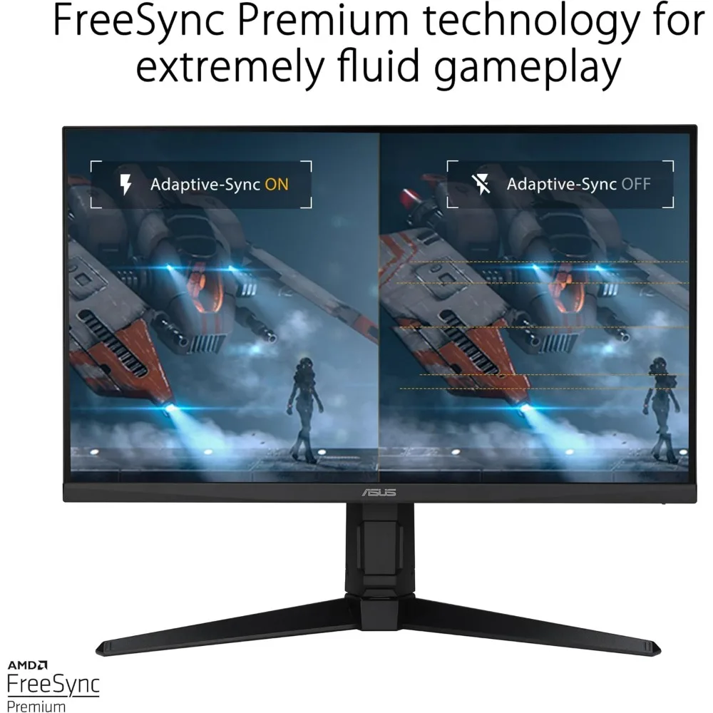 TUF Gaming 27 "1440P, Monitor Gaming (Blur)-QHD (2560x1440), 260Hz, 1ms, Fast IPS, sinkronisasi buram gerakan sangat rendah