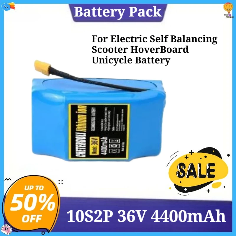 

New 10S2P 36V 4400mAh Lithium Ion Battery Pack For Electric Self Balancing Scooter HoverBoard Unicycle Battery