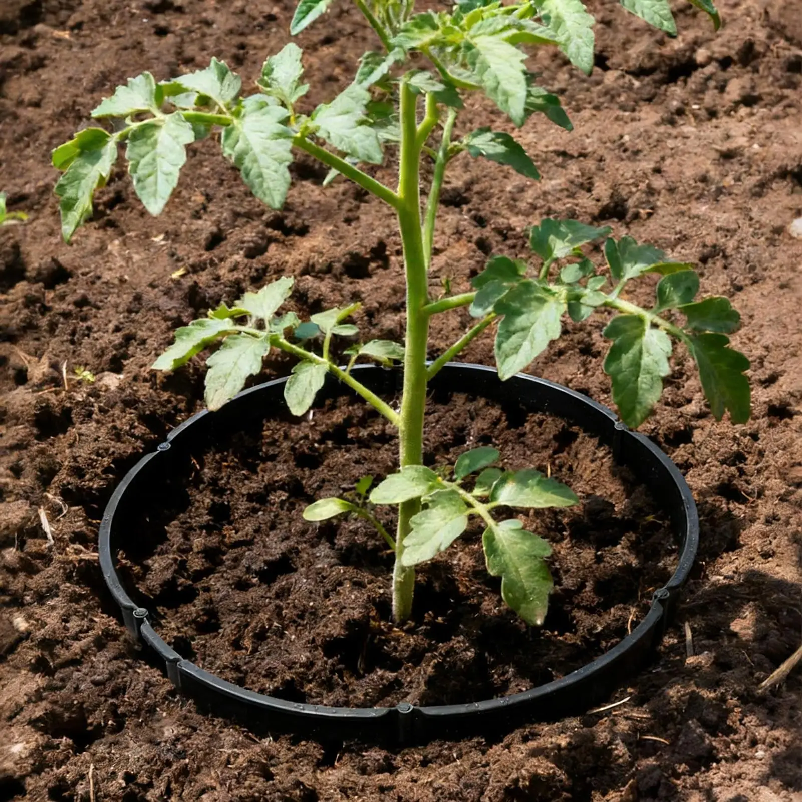 Grow Rings 24 Pieces Deep Watering Circular Reusable Landscape Edging Water Saver Planting Rings Edging For Garden Balcony