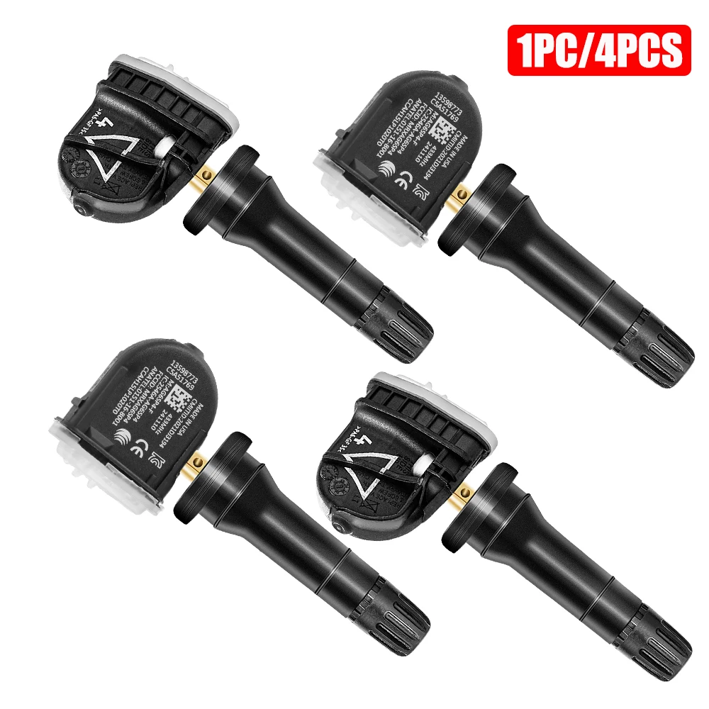 For Buick GMC Chevrolet Holden TPMS Sensors 433MHz Interal Sensors Car Tire Pressure Sensors For Cadillac Mahindra Tata LEEPEE