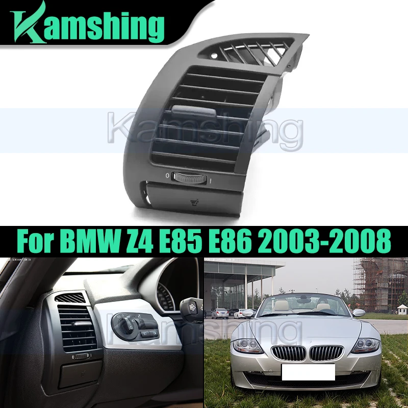 Car Dashboard Air Conditioning Vent Grille With Cup Holder For BMW Z4 E85 E86 2003-2008 A/C Grille Outlet Air Outlet