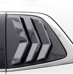 For Honda CRV CR-V 2023 2024 Accessories Rear Trunk Tail Window Spoiler Triangle Frame Cover Trim Blinds Side Louvers